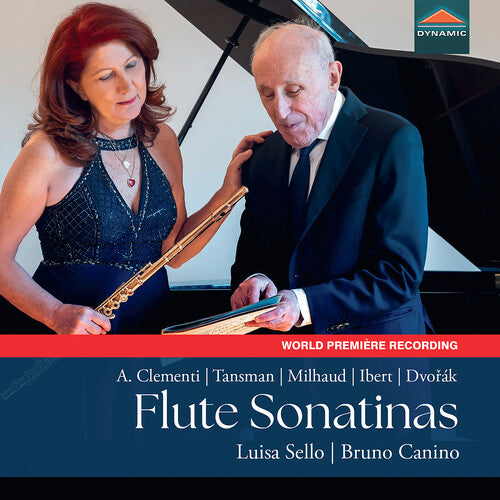 Sello,luisa - A. Clementi Tansman Milhaud Ibert & Dvorak: Flute - Music CD