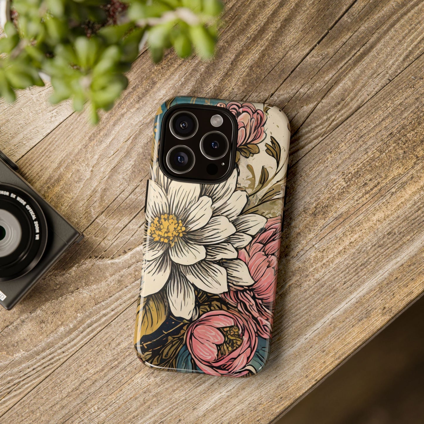 Beautiful White Floral Tough Case