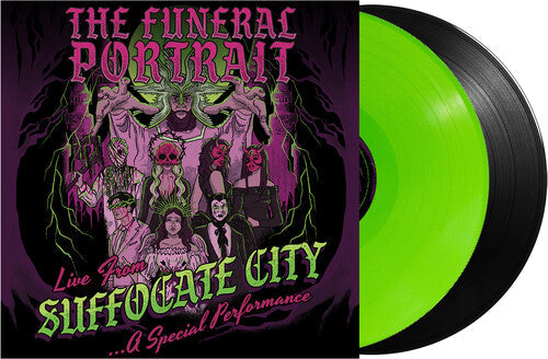 Funeral Portrait - Live From Suffocate City - Lime/black - Vinyl Record
