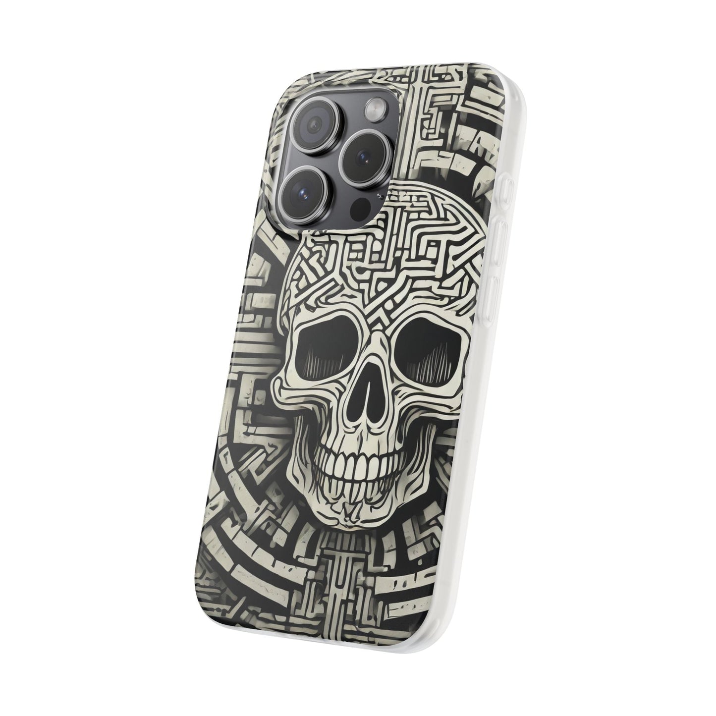 Gothic Skull Maze Flexi Case