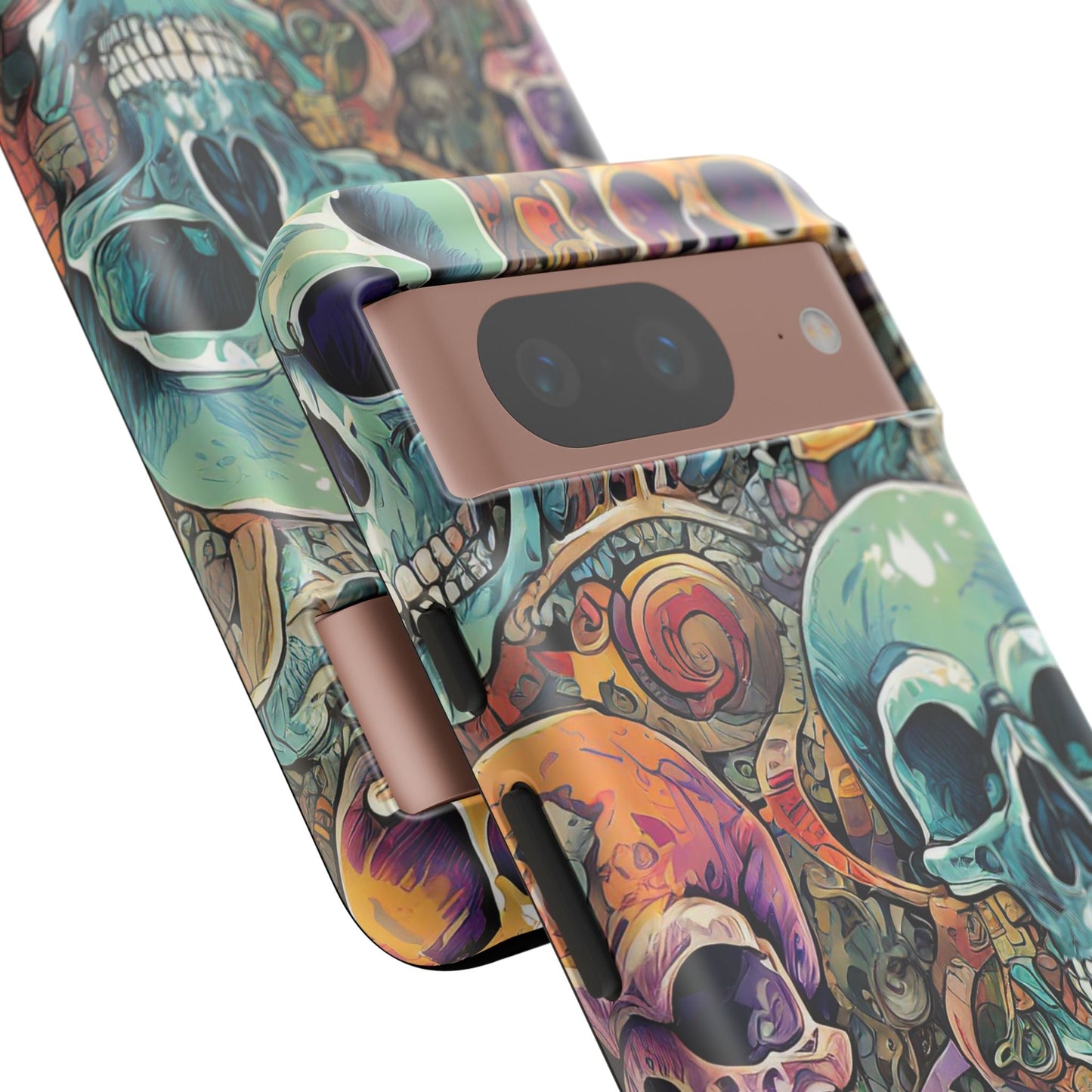 Artistic Skull Collage Tough Phone Case