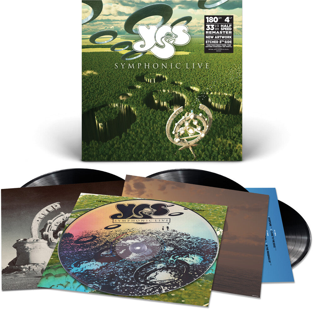 Yes - Symphonic Live [Limited Edition 180g Half-speed 4 LP] Vinyl Record