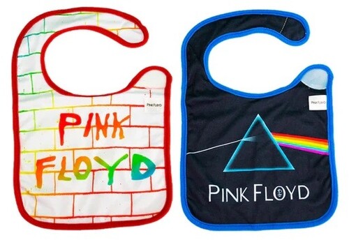 Daphyls Pink Floyd Soft Bibs 2 Pack Dappfb2pk - Daphyls Pink Floyd Soft Bibs 2 Pack Dappfb2pk - Apparel