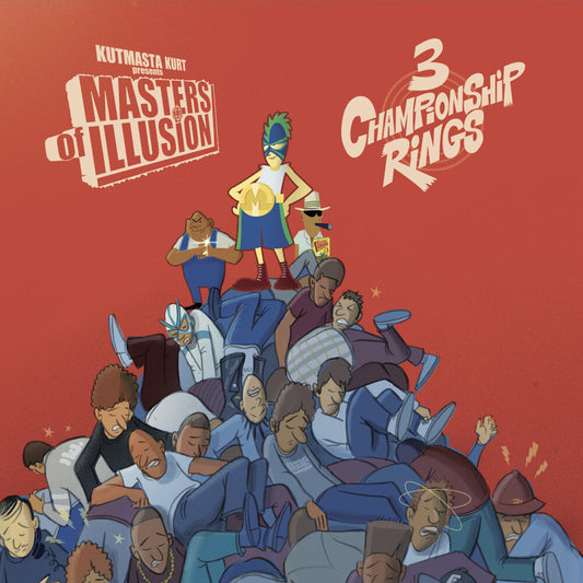 Kutmasta Kurt / Kool Keith / Motion Man - Masters of Illusion: 3 Championship Rings [7" Vinyl]
