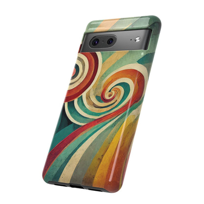 Colorful Swirl Tough Phone Case