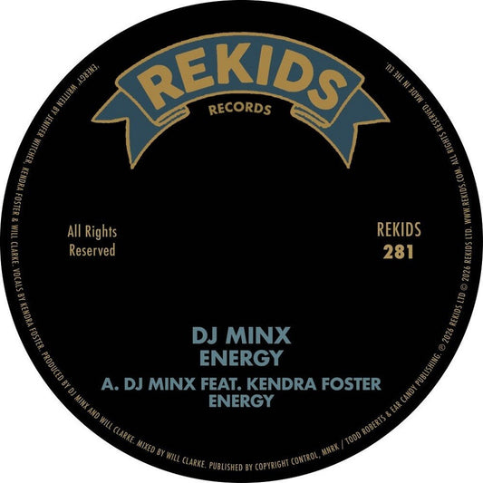 Pre-Order: DJ Minx - Energy [12" Vinyl]