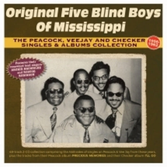 Original Five Blind Boys Of Mississippi - Peacock, Vee Jay And Checker Singles & Albums [CD]