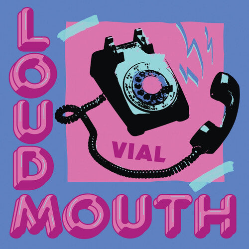 Vial - Loudmouth - Ice Blue With Aqua Blue Spokes - Vinyl Record