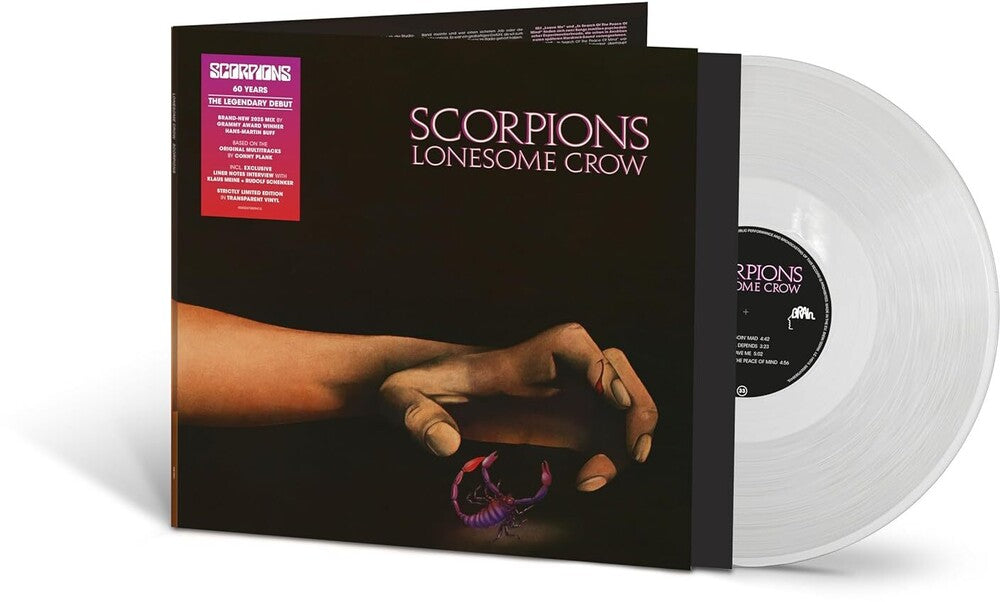 Scorpions - Lonesome Crow [Clear Vinyl] (Gate) [Limited Edition] [180 Gram]