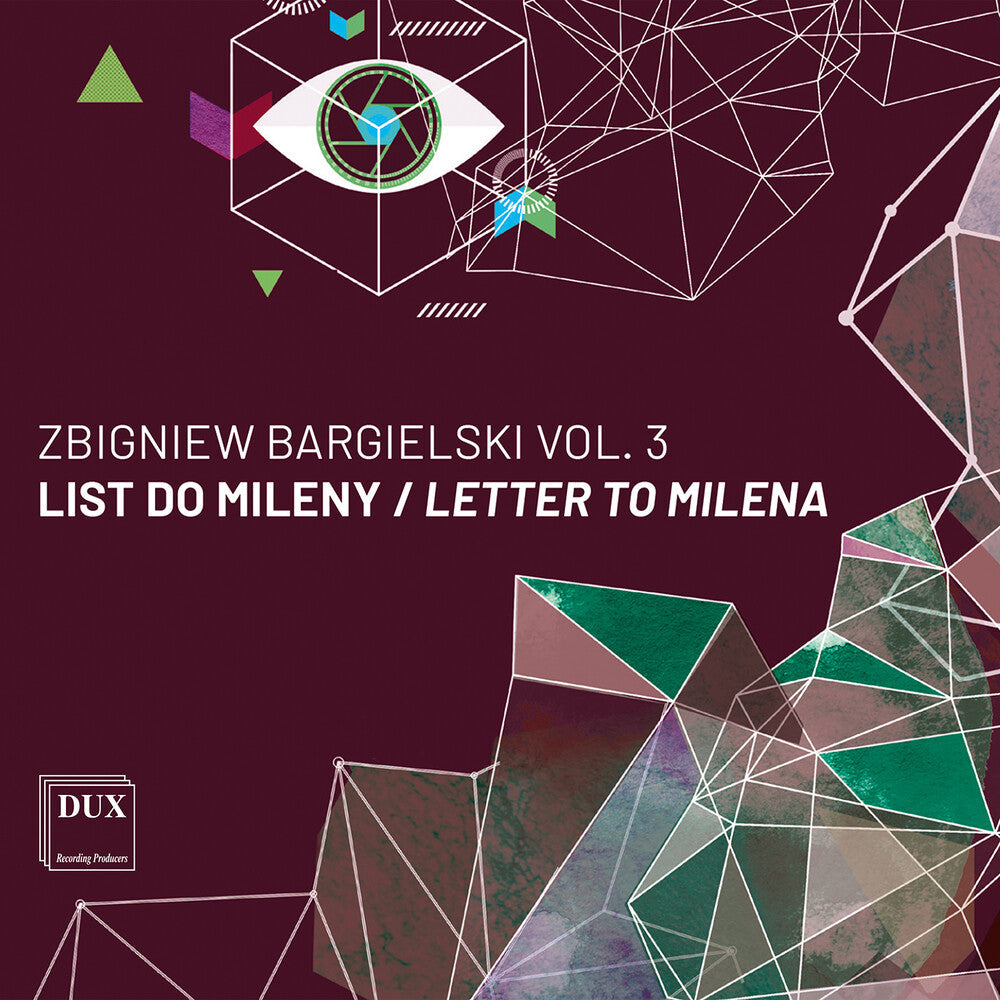 Maria Murawska - Bargielski Vol. 3 - Letter To Milena [CD]