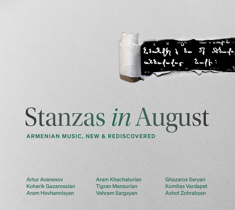 Artur Avanesov - Stanzas In August - Armenian Music New & Redisco [CD]