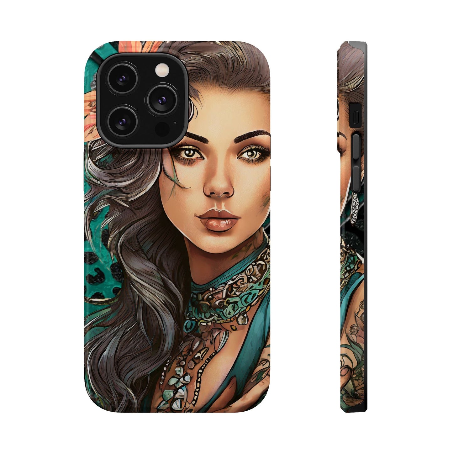 Vibrant Beauty Magnetic Tough Phone Case