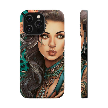 Vibrant Beauty Magnetic Tough Phone Case