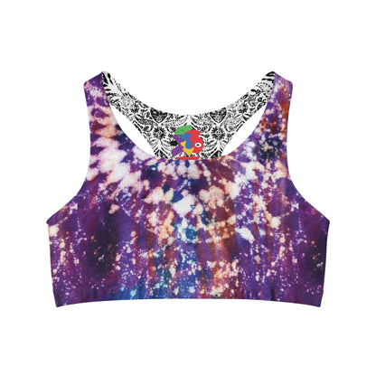 Tye Dye Mandala Double Sided Sports Bra