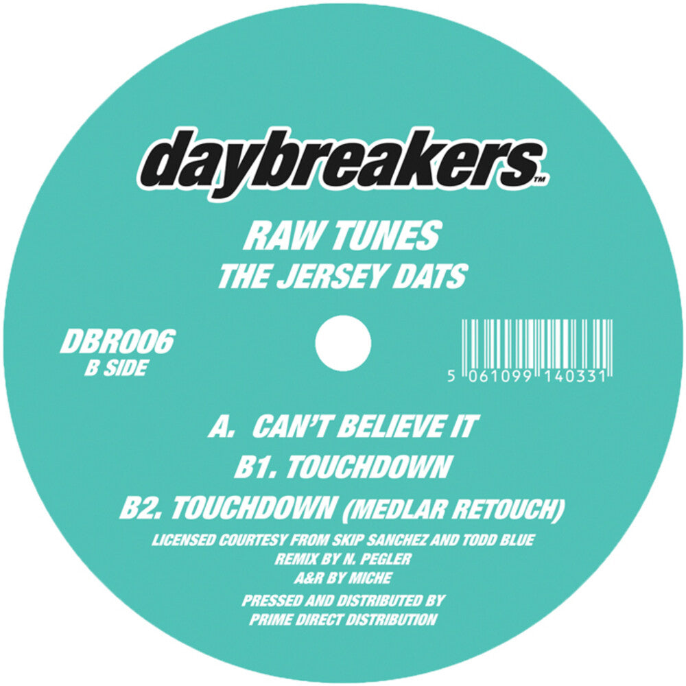Pre-Order: Raw Tunes - The Jersey DATs [12" Vinyl]