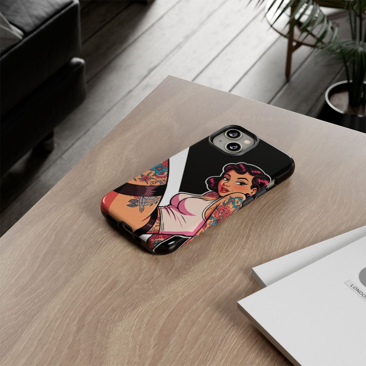 Vintage Tattoo Beauty Tough Phone Case