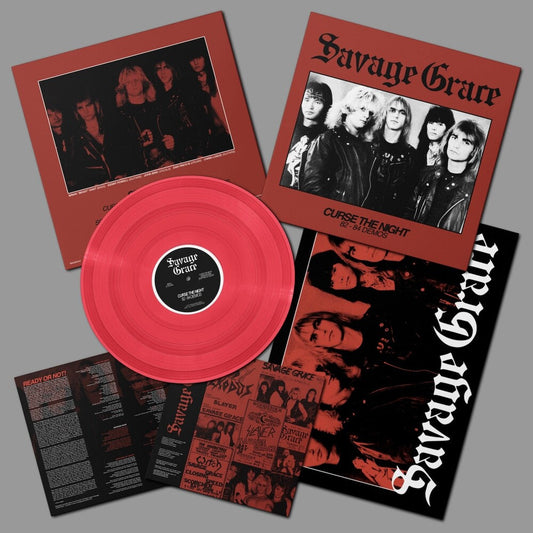 Pre-Order: Savage Grace - Curse The Night (82-84 Demos) [Colored Vinyl] (Post)