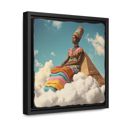 Resting Tall Aziza & Fae Gallery Canvas Wraps Square Frame