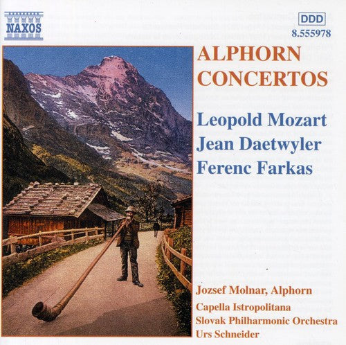 Jozsef Molnar - Alphorn Concertos / Various Music CD