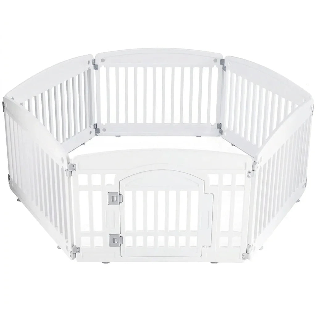 Modular Exercise & Enrichment Playpen (Indoor/Outdoor)