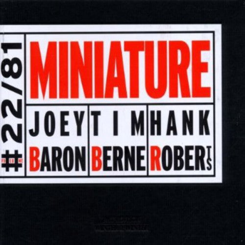 Joey Baron - Miniature Music CD