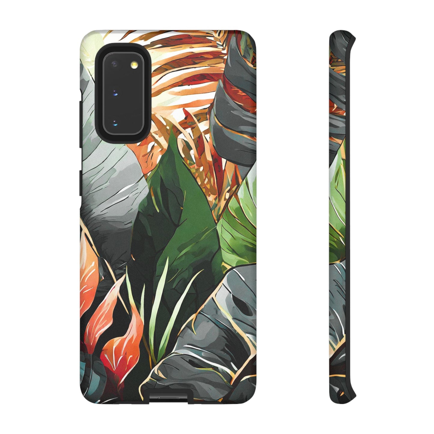 Tropical Leaf Tough Phone Case
