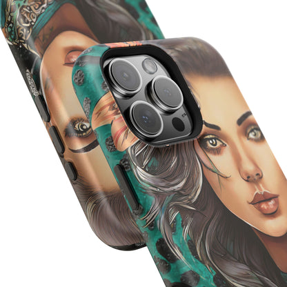 Vibrant Beauty Magnetic Tough Phone Case