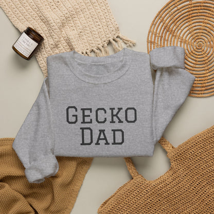 "Gecko Dad" Embroidered Crewneck Sweatshirt