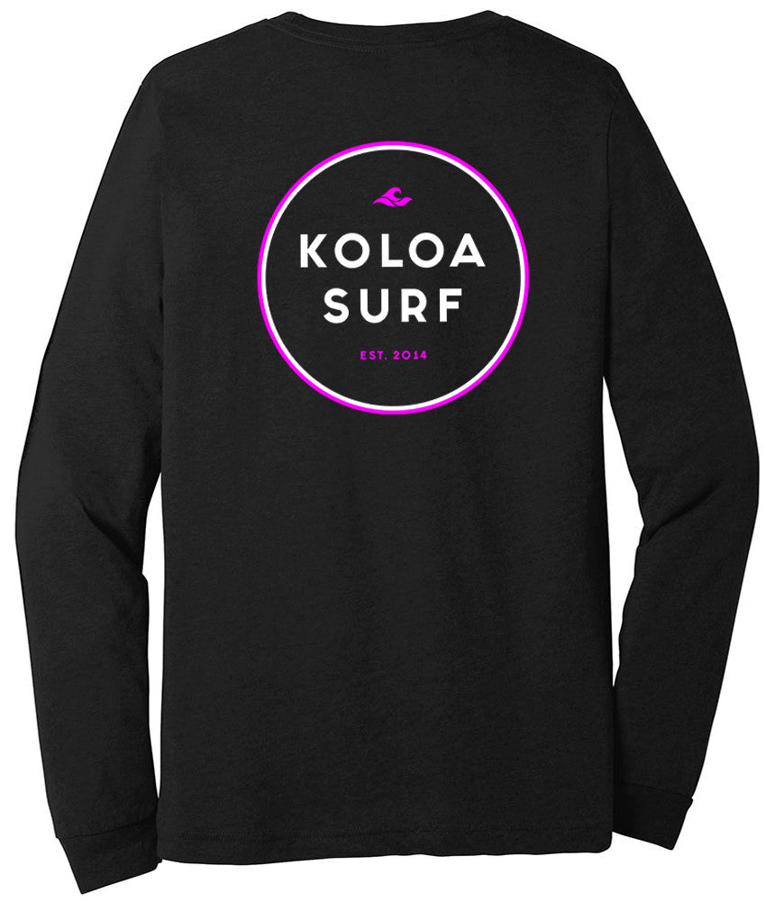 The Koloa Original Circle Ladies Long Sleeve- Pink