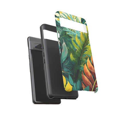 Tropical Leaf Tough Phone Case