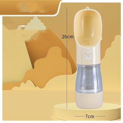 2-in-1 Pet Travel Water Bottle