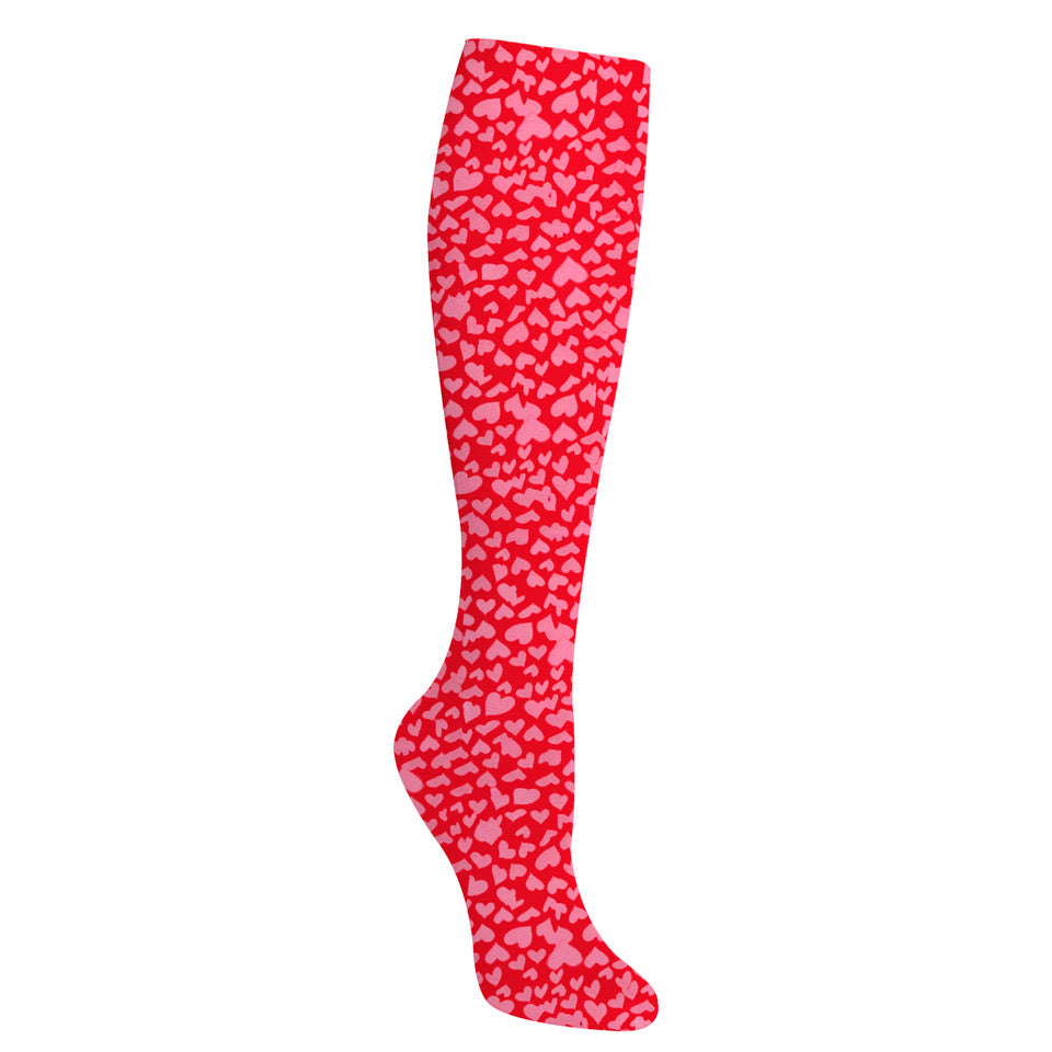 Zocks Boot Socks - Pink & Hearts