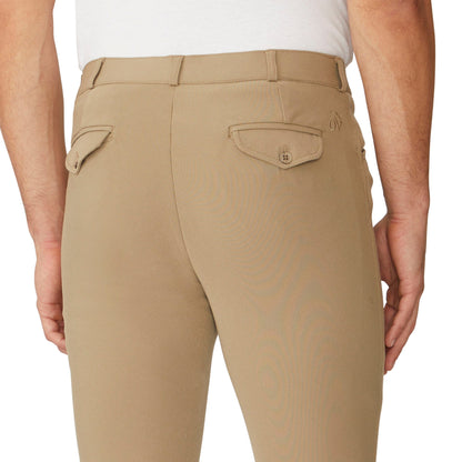 Men's EuroWeave DX Suede Knee Patch Breech - Light Tan