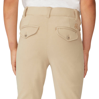 Boys' EuroWeave DX Suede Knee Patch Breech - Classic Show Tan