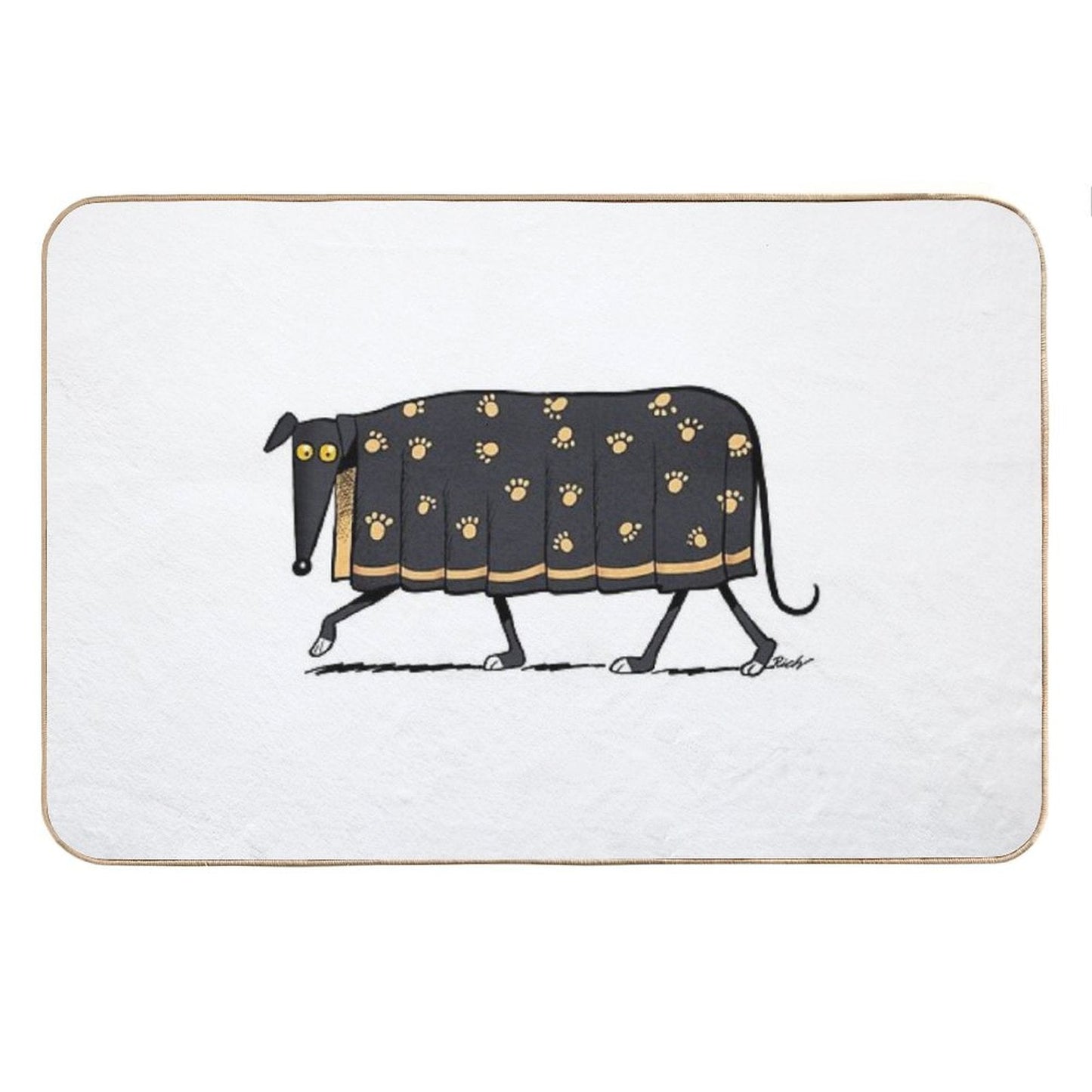 Hound of The Blankyvilles Bath Mat