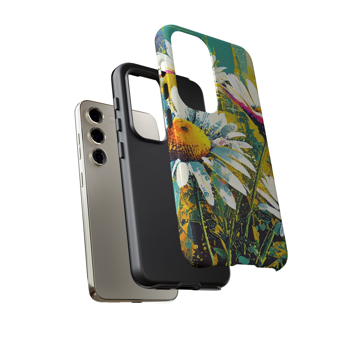Colorful Daisy Floral Tough Phone Case