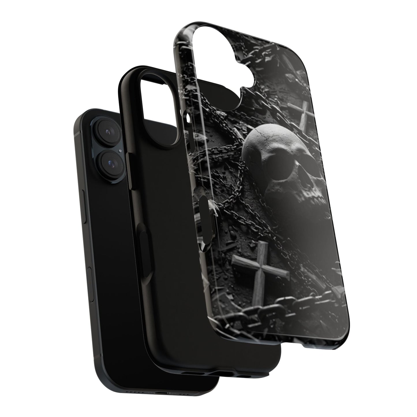 Gothic Skull Tough Phone Case