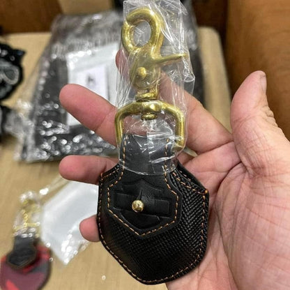 Magnetic Key Leather Case