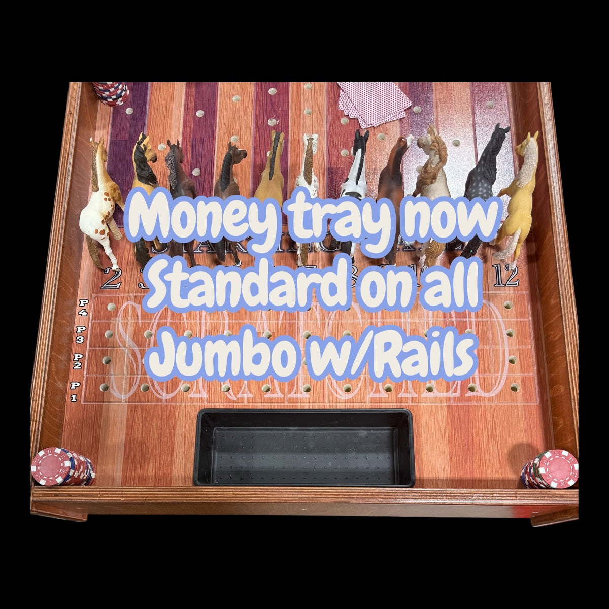 Less than Perfect - Turf Theme Jumbo Horse Game with Printed Rails