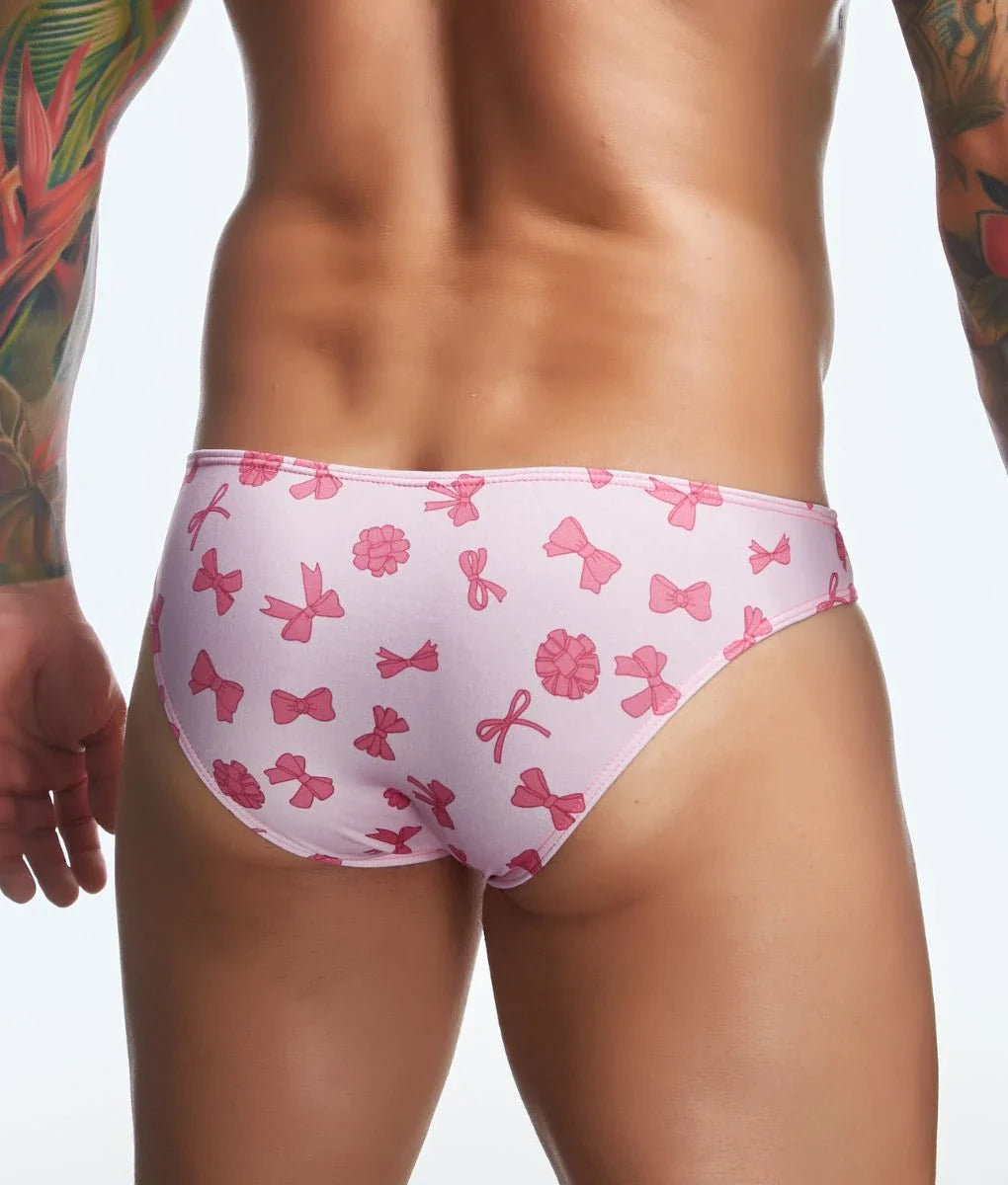 Mens Printed Bikini Briefs by J+S