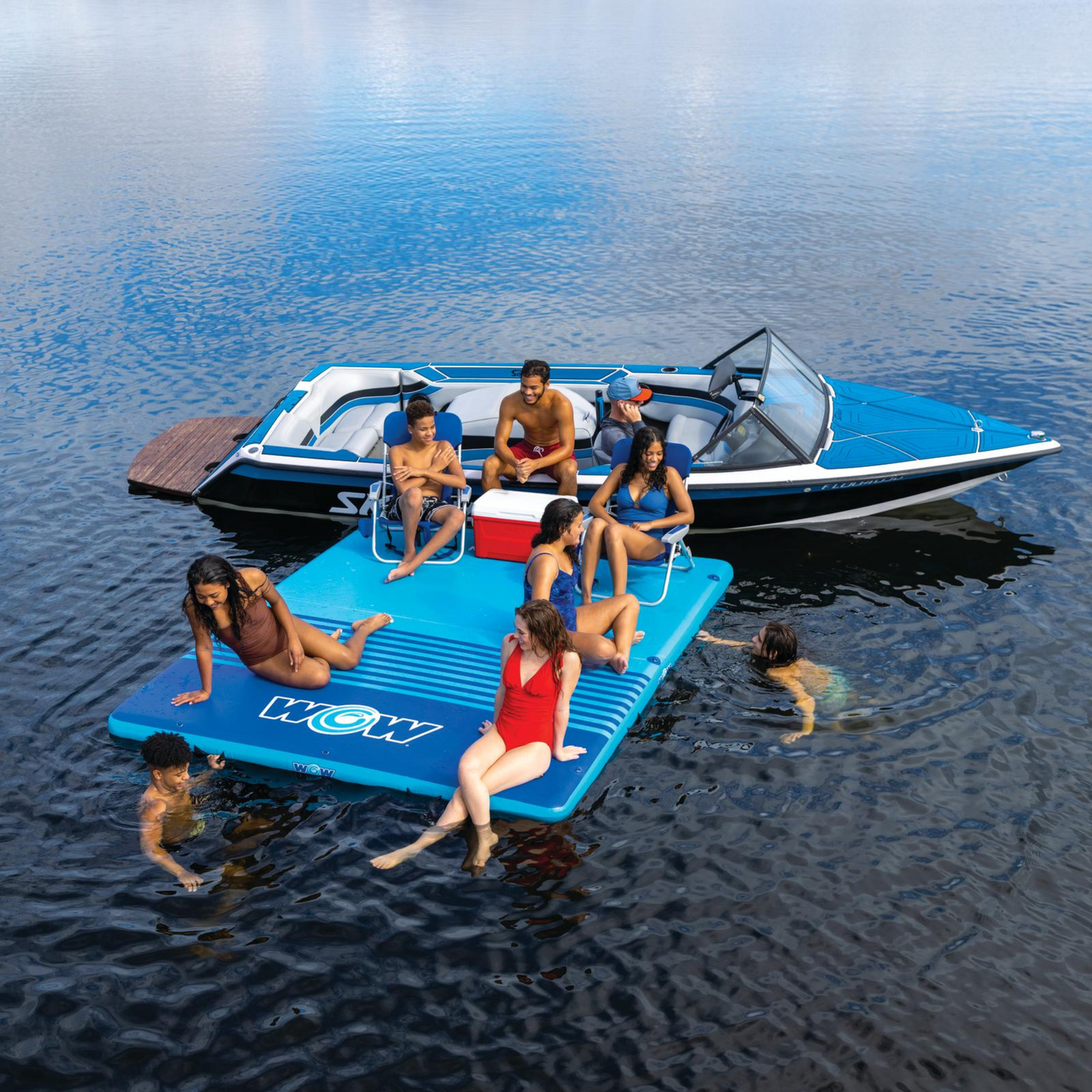 WOW Sports 8'x5'x6" Drop Stitch Vacation Station Dock