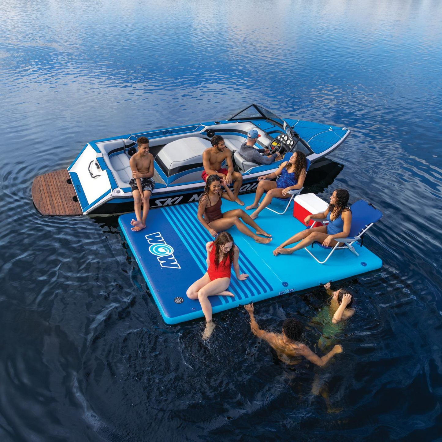 WOW Sports 8'x5'x6" Drop Stitch Vacation Station Dock
