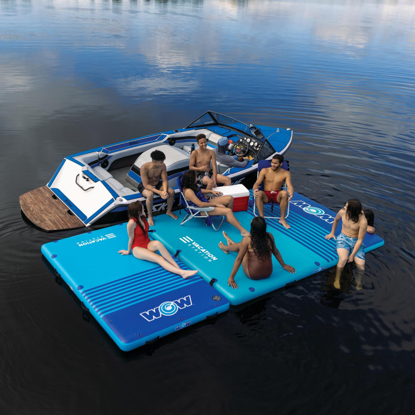 WOW Sports 8'x5'x6" Drop Stitch Vacation Station Dock