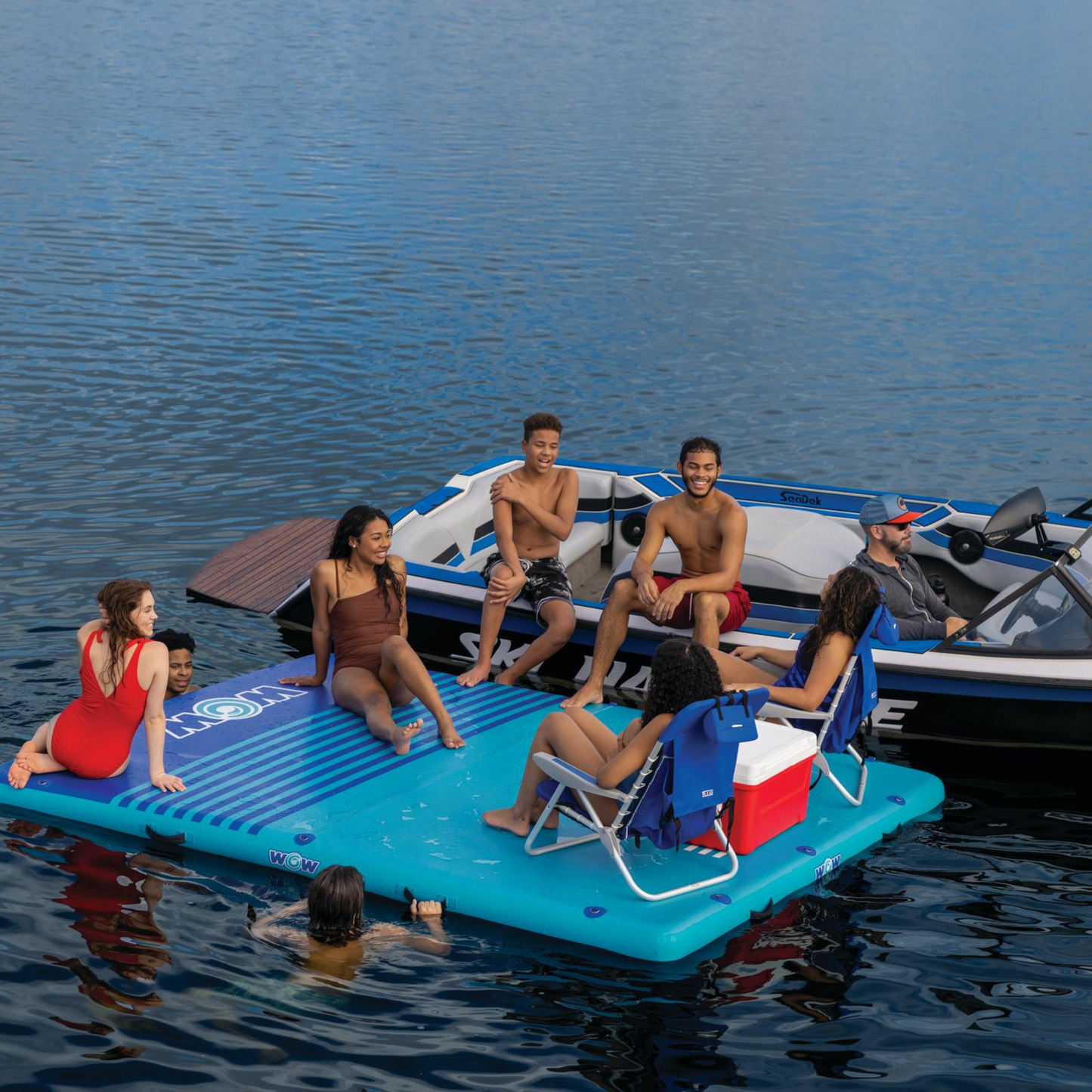 WOW Sports 8'x5'x6" Drop Stitch Vacation Station Dock