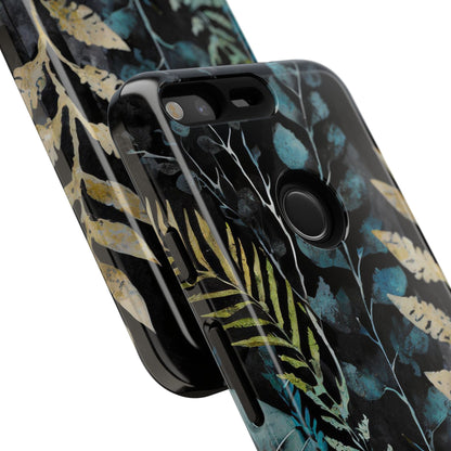 Dark Floral Tough Phone Case