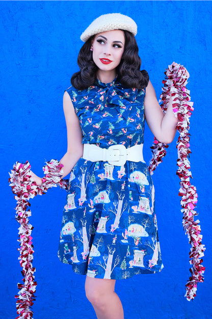 Festive Fox Bow Top - Plus Sizes only