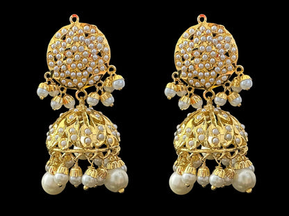 DLN107 Roosa Punjabi rani haar in pearls ( SHIPS IN 4 WEEKS )