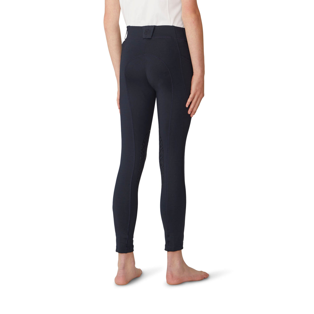 Kids' Aerowick Pull On Silicone Knee Patch Breech - Navy