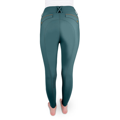 Women's Dynamic Knee Patch Breech - Deep Teal