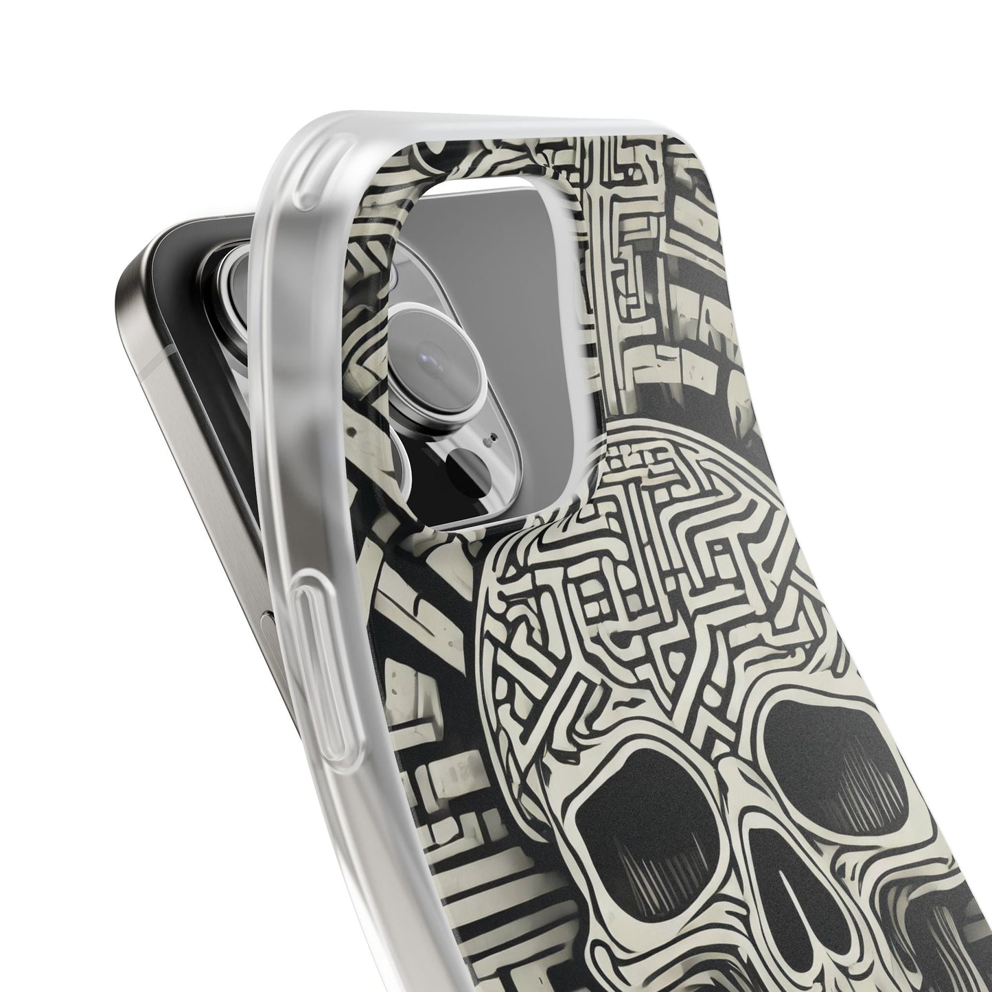 Gothic Skull Maze Flexi Case